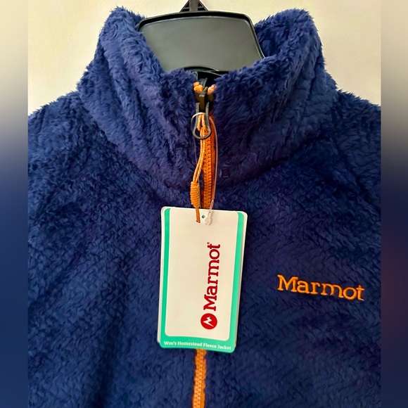 NWTs Marmot Women’s Homestead Sherpa Fleece Jacket. Arctic Navy. XS - Picture 3 of 11